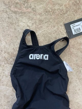 Bañador competición niña Arena negro