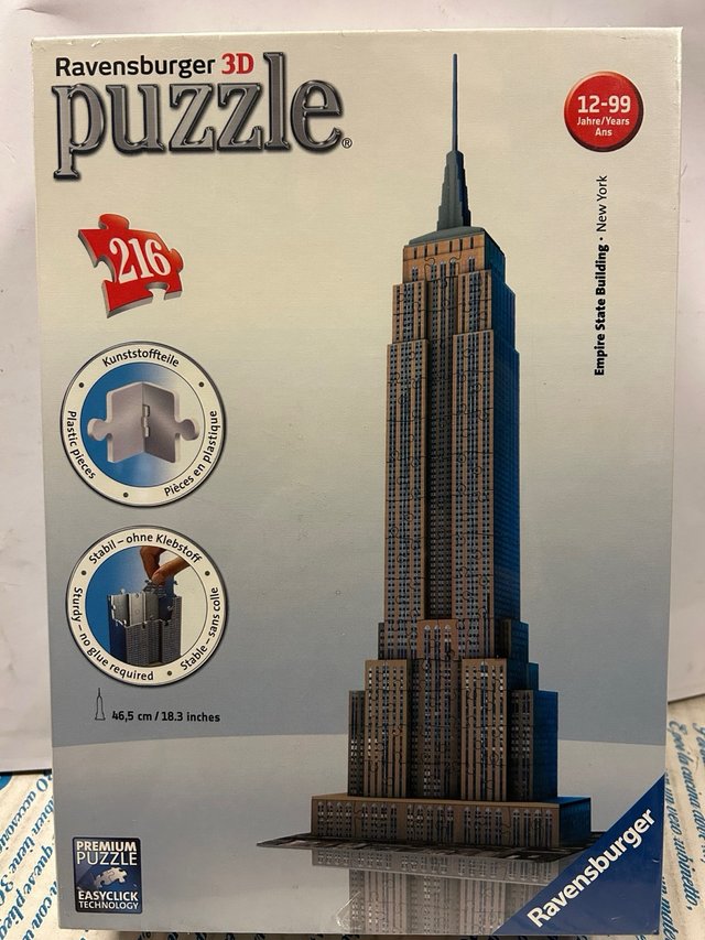 16 modelos Puzzle 3D Ravensburger Plastico NUEVOS