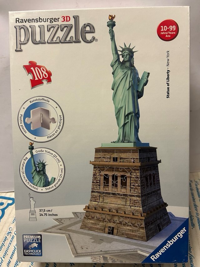 16 modelos Puzzle 3D Ravensburger Plastico NUEVOS