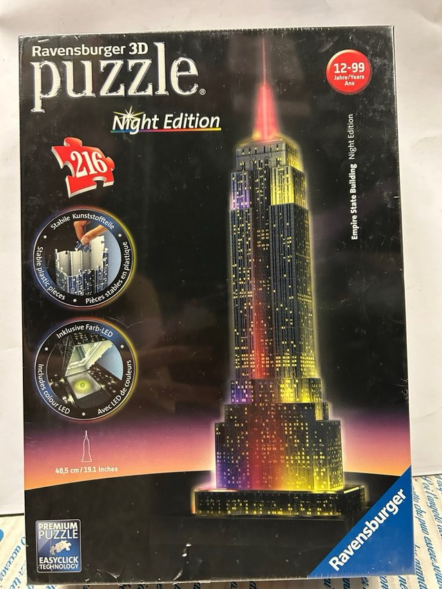 16 modelos Puzzle 3D Ravensburger Plastico NUEVOS