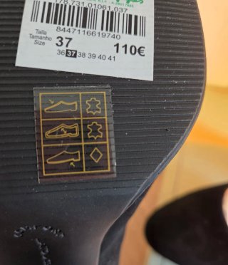 Zapatos de salón negros ante Latouche T.37