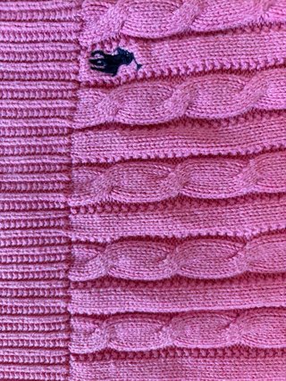 Suéter Polo Ralph Lauren Rosa Volantes