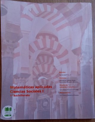 MATEMÁTICAS APLICADAS A LAS CIENCIAS SOCIALES I