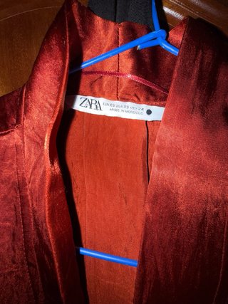 Kimono Zara Rojo Seda
