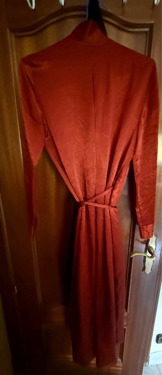 Kimono Zara Rojo Seda