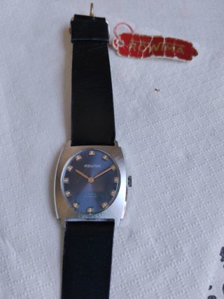 Reloj Rowima Plata y Azul