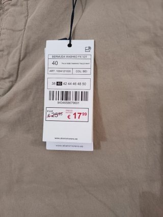 Pantalones cortos Joma beige Talla M