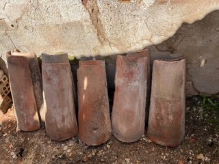 Tejas de barro antiguas (regalo)