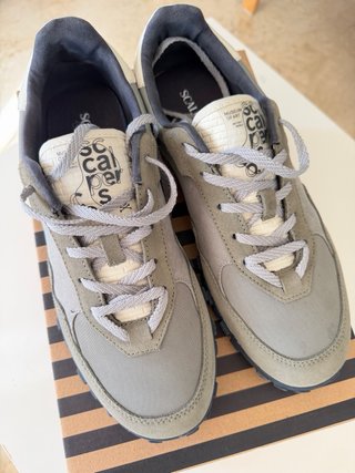 Zapatillas Scalpers Talla 42 Beige/Verde