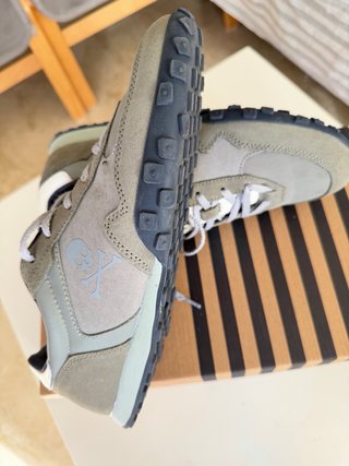Zapatillas Scalpers Talla 42 Beige/Verde