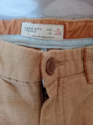 Pantalón de lino corto Talla 8