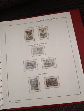Álbum Sellos Andorra