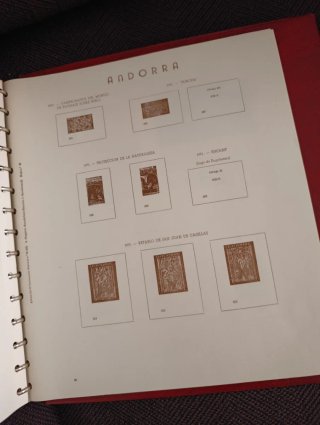 Álbum Sellos Andorra
