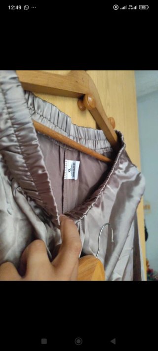 Conjunto mujer marrón y gris