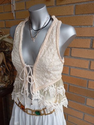 Top encaje Zara