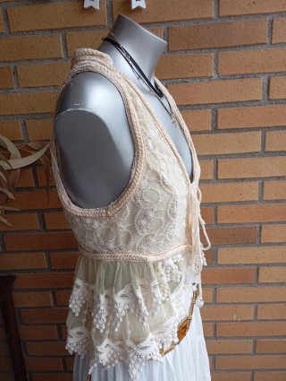 Top encaje Zara