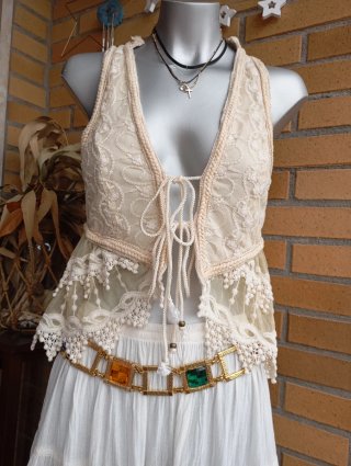 Top encaje Zara