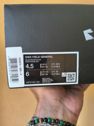 Nike Field General Black size 36.5 Nuovo