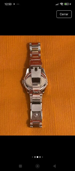 Reloj Guess bicolor dorado y plateado