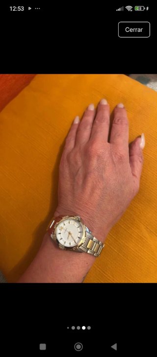 Reloj Guess bicolor dorado y plateado
