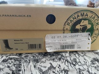 Botas Panama Jack Marrones Talla 39