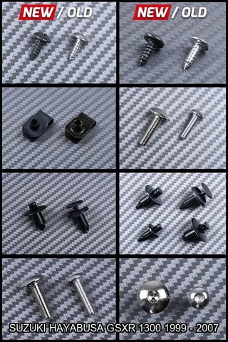 Kit de tornillería SUZUKI HAYABUSA 1300 1999 2007