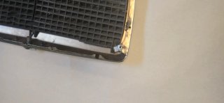 Rejilla frontal croma Mercedes E190 300