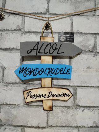 Targhetta Alcol, Mondo Crudele, Pessime Decisioni