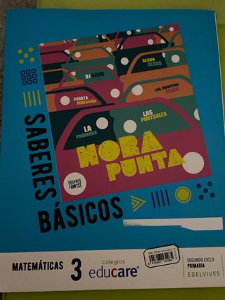 Matemáticas 3, Segundo Ciclo, Primaria, Edelviv...