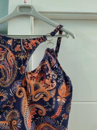 Bañador mujer estampado paisley