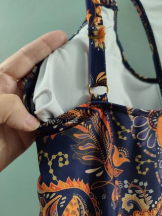 Bañador mujer estampado paisley