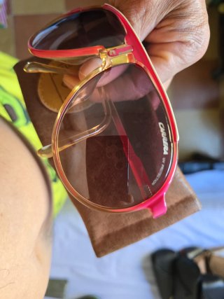 Gafas de sol Carrera doradas y rosas