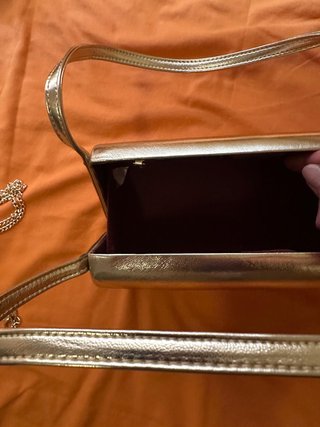 Bolso de fiesta Parfois dorado