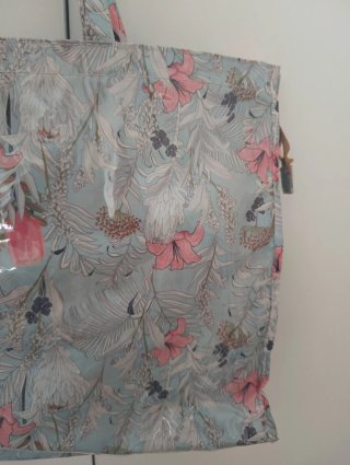 Bolso XL de playa estampado floral