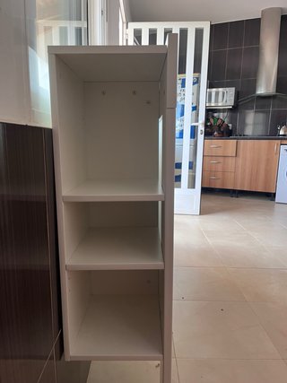 Cabecero de madera blanco