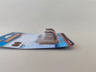 Pack de 2 perchas adhesivas efecto madera - Nuevas