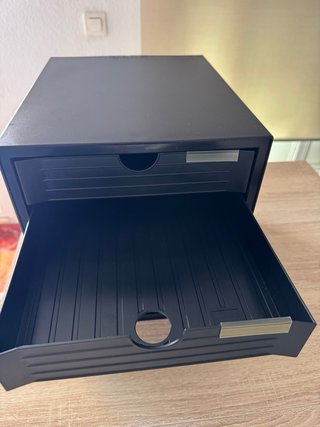 Cajonera de oficina negra 5 cajones