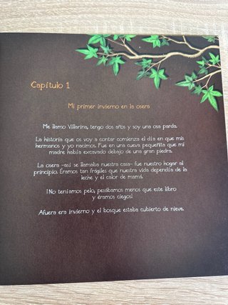 El retorno de Villarina un cuento de osos, urogall