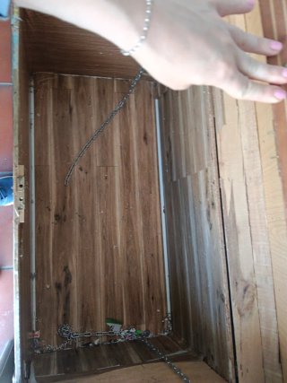 Baúl antiguo decorado