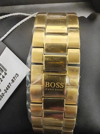 Reloj Hugo Boss Cronógrafo Dorado Azul