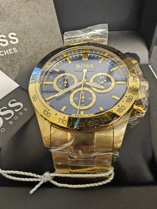 Reloj Hugo Boss Cronógrafo Dorado Azul