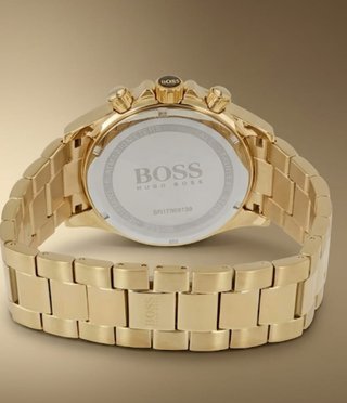 Reloj Hugo Boss Cronógrafo Dorado Azul