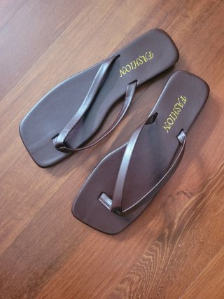 Chanclas marrones FASHION