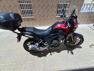 Honda CB500X Adventure Moto Negra/Roja