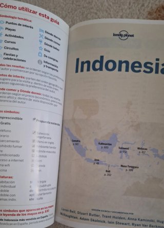 Guía Lonely Planet Indonesia - ¡Como nueva!