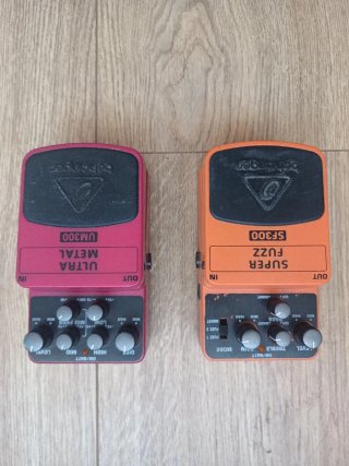 Pedales Behringer UM300 y SF300