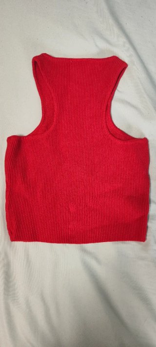 Camiseta tirantes Lefties Roja Talla S