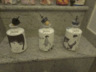 3 Bottiglie J.Rose Valentina Vuote Crepax