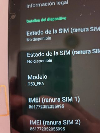 Teclast T50 Tablet Negra/Gris