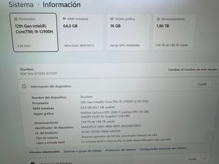 Portátil Asus ROG Strix Scar - Como Nuevo